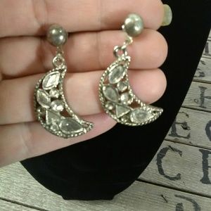 3/$40 Jewelmint Crescent Moon Earrings